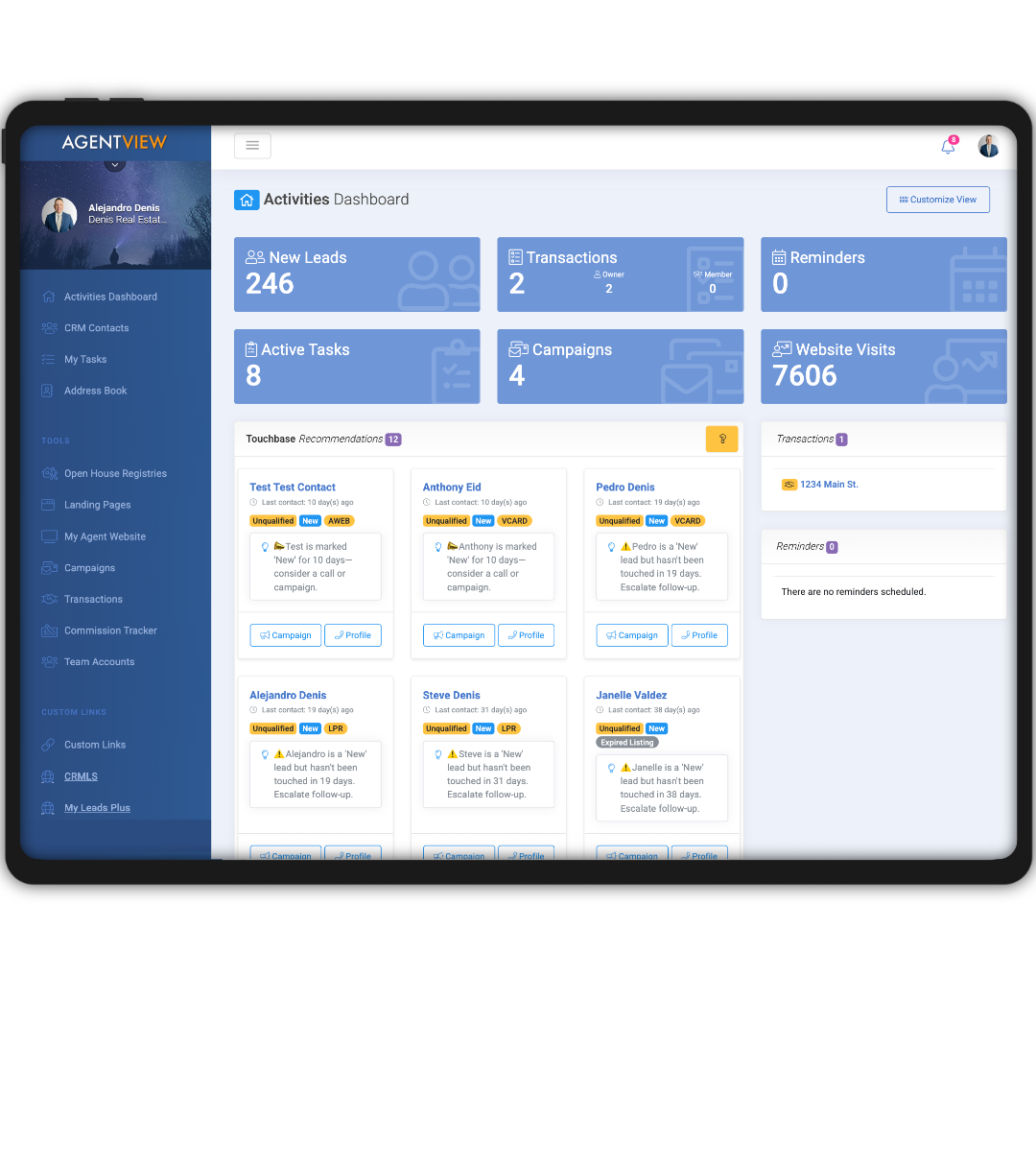 AGENTVIEW Real Estate Productivity Suite
