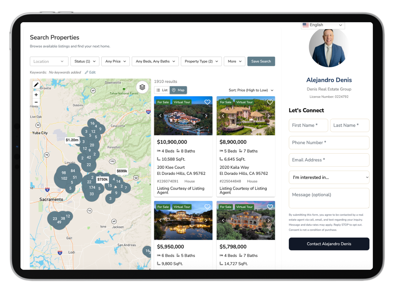 Full IDX Property Search