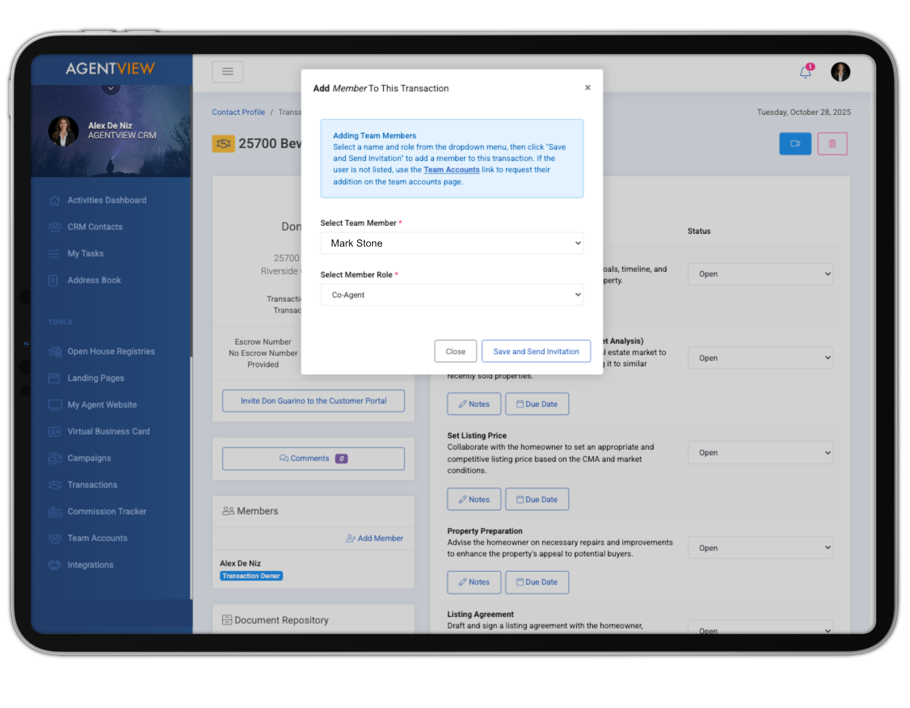 Collaborative Transaction Screen